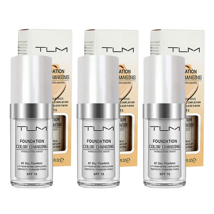 Base de maquillaje que cambia de color para pieles maduras