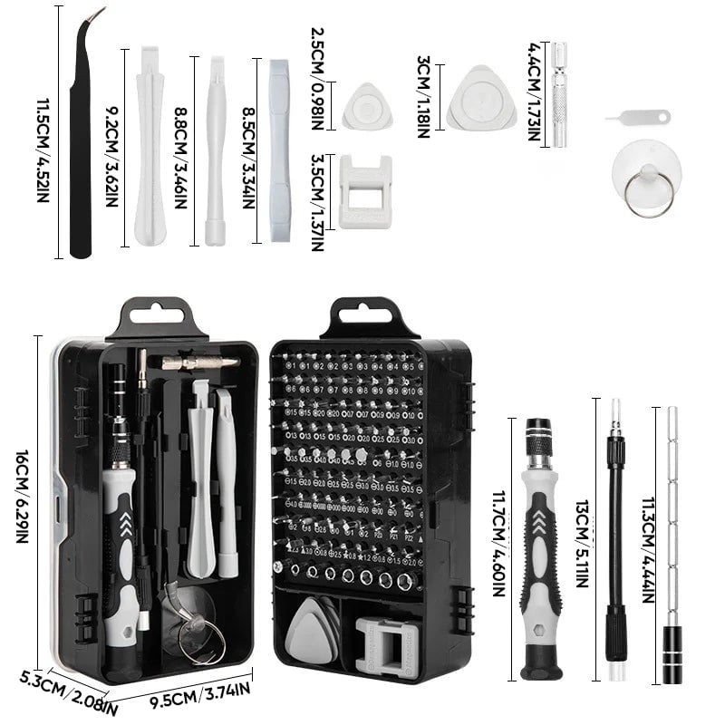 115 in 1 Magnetic Screwdriver Set