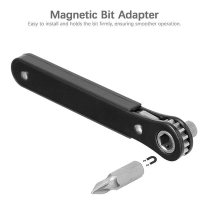 Mini Ratcheting Offset Screwdriver and Bit Set