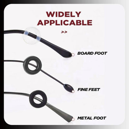 Anti-Slip Round Soft Glasses Retainers(5 pairs)