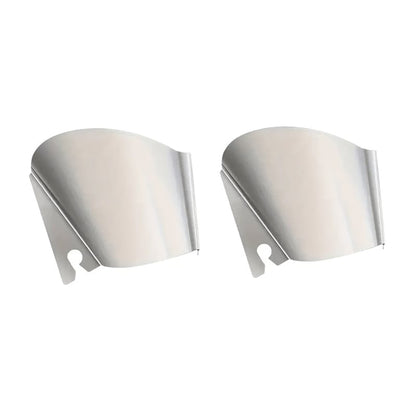 Stainless steel pouring shield