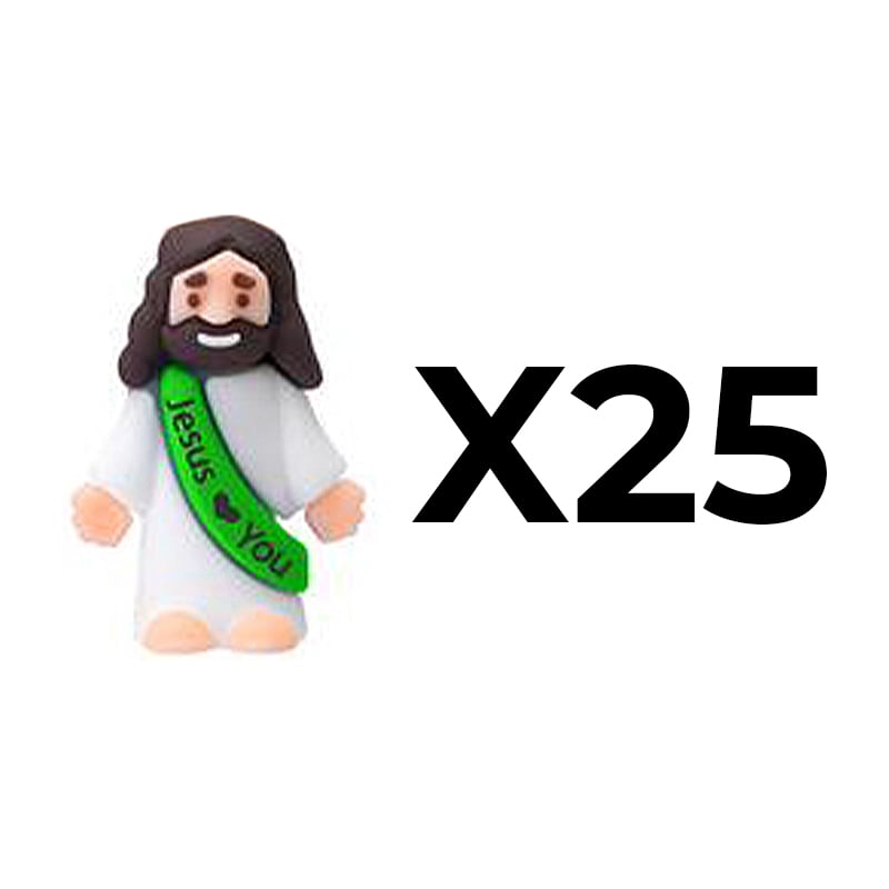 Mini Jesus Figurines -Dark Skin