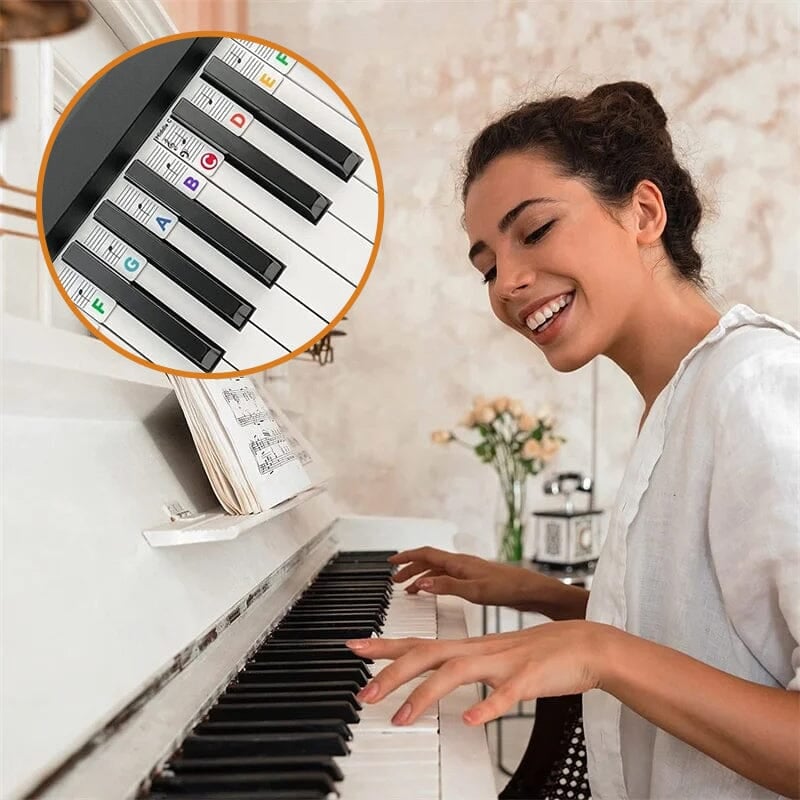 Removable Piano Keyboard Note Labels – nolaras