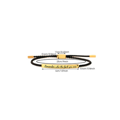 Pulsera Inspire ajustable trenzada