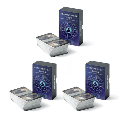 Learning Tarot Cards Deck With Meanings On Them