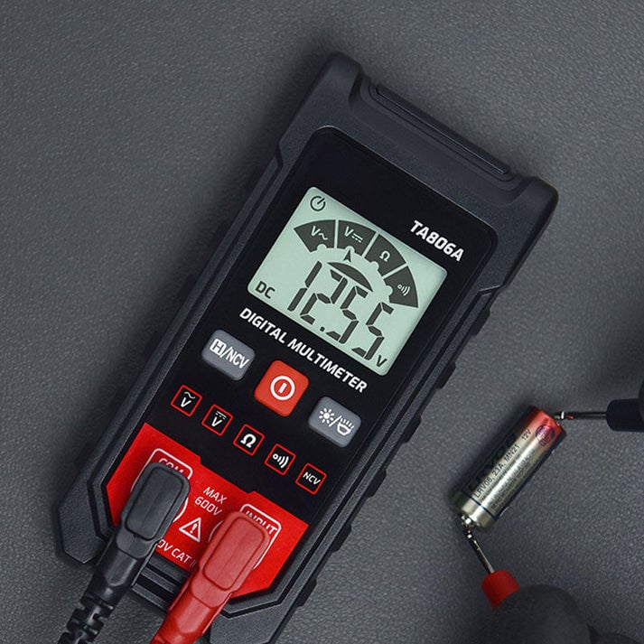 Compact Digital Multimeter Tester With Auto Recognition