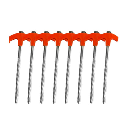8" Screw in Tent Stakes - Ground Anchors Screw in