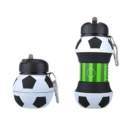 Foldable Football Ball Water Bottle