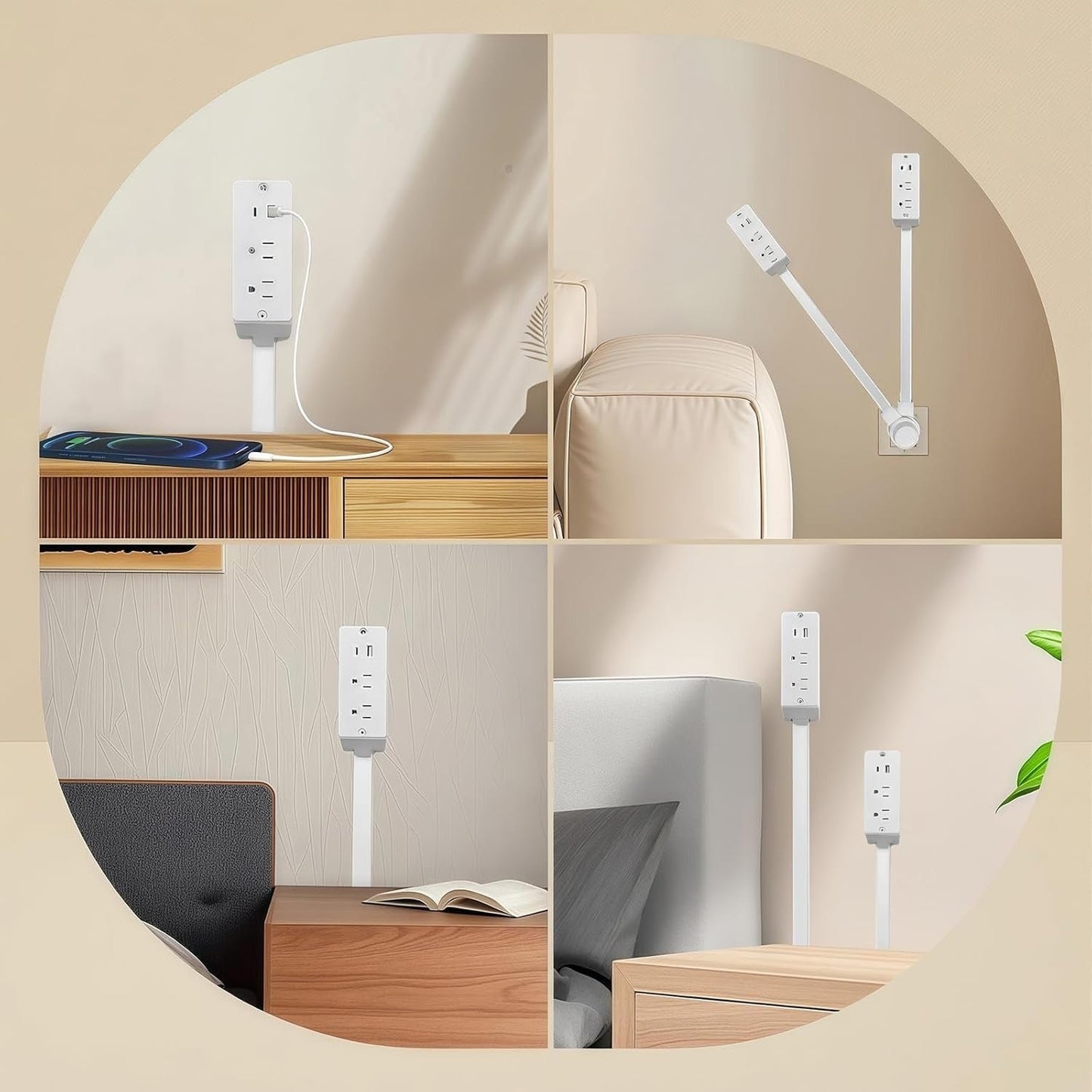 Sakerplus Electrical Outlet Extender