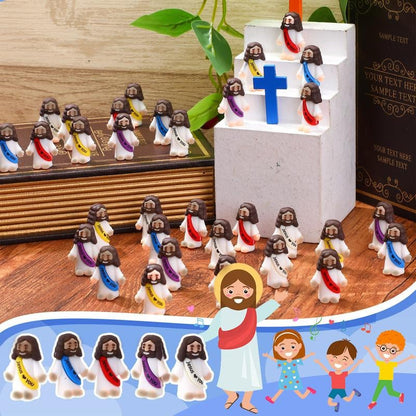Mini Jesus Figurines -Dark Skin