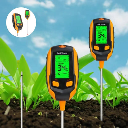 Digital 4-in-1 Soil Test Meter