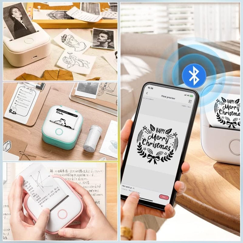 Mini Portable Bluetooth Printer
