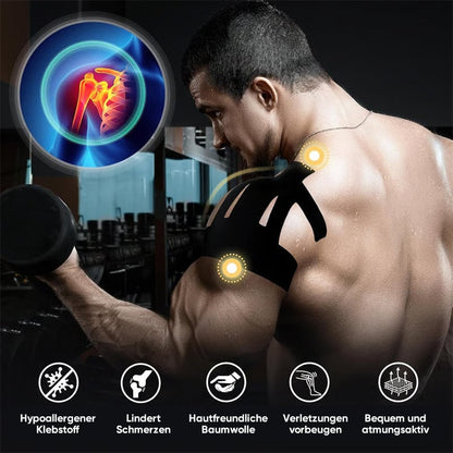 Kinesiologie-Tape gegen Schulterschmerzen