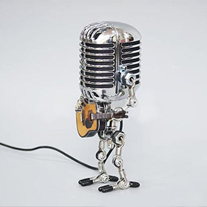 Retro Microphone Robot USB