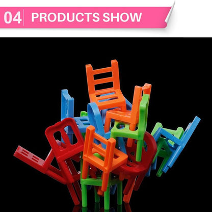🪑Christmas Hot Sale-Chairs Stacking Tower Balancing Game🔥