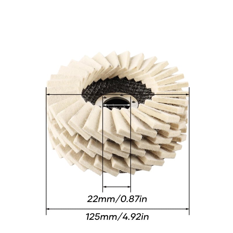 Wool Felt Flap Polishing Disc