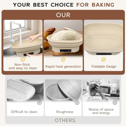 Electric Thermostatic Silicone Batter Bowl