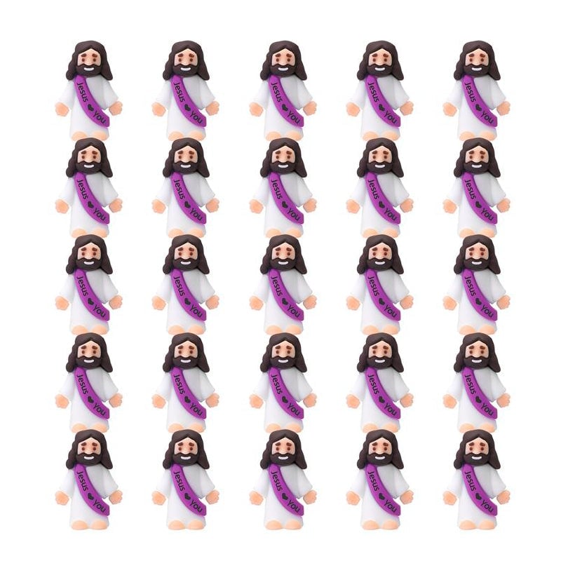 Mini Jesus Figurines -Dark Skin