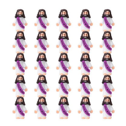 Mini Jesus Figurines -Dark Skin