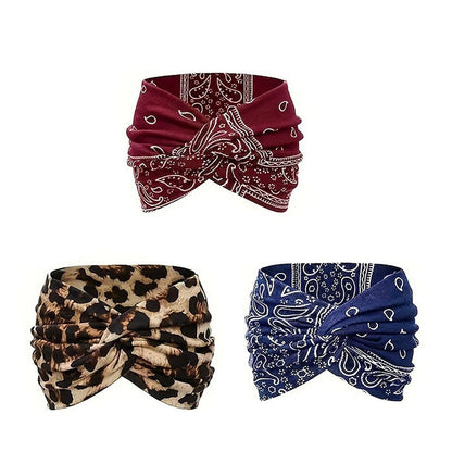 Vintage Style Wide Tie-Dye Hairband