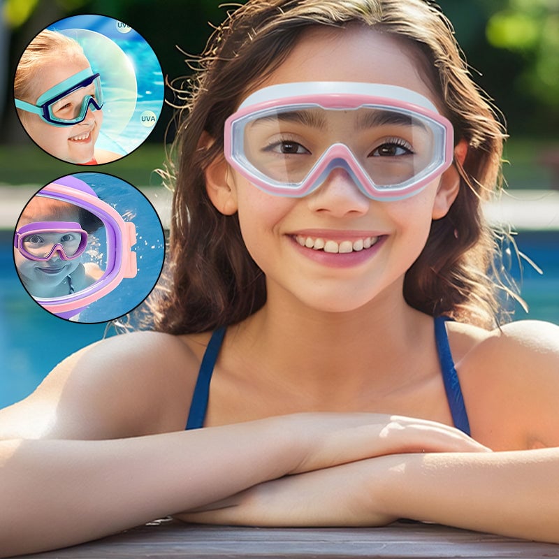 High Definition Waterproof Anti-fog Large Frame Swimming Goggles【Set Of 2 PCS】