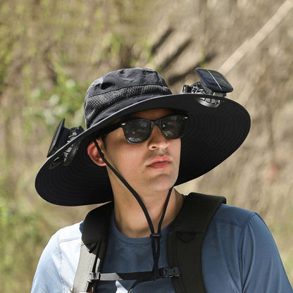 Solar Fan Outdoor Fishing Hat
