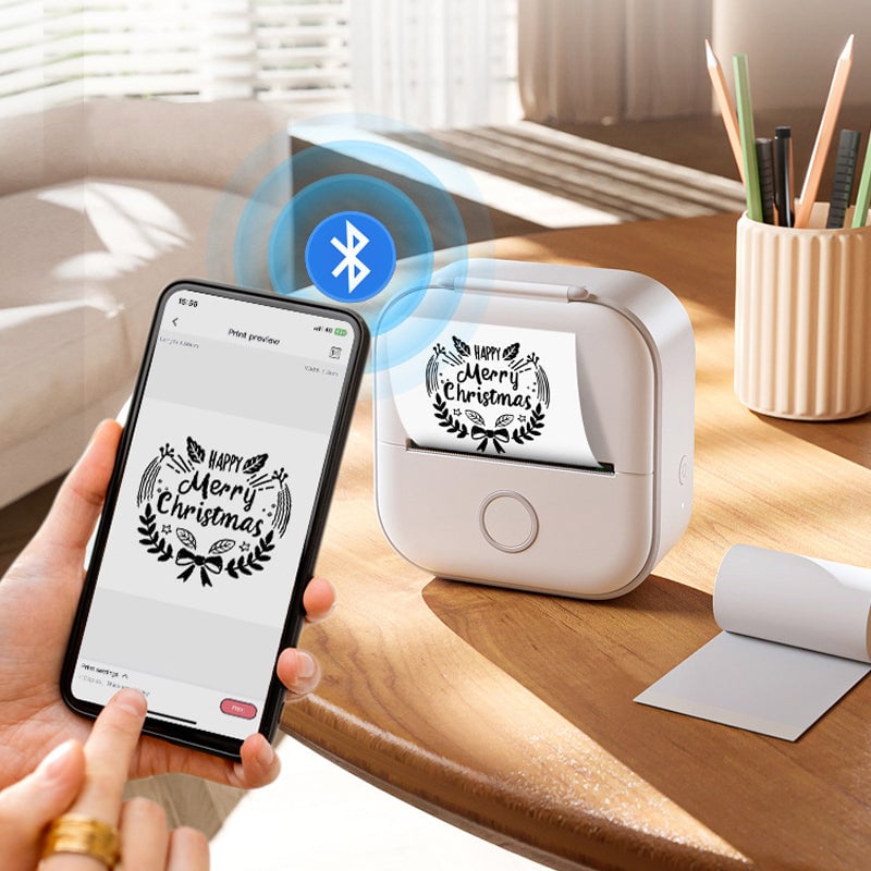 Mini Portable Bluetooth Printer