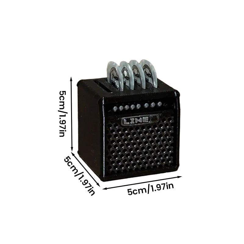 Mini Guitar Amplifier Pick Holder