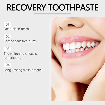 Pasta dental blanqueadora y reparadora con hidroxiapatita