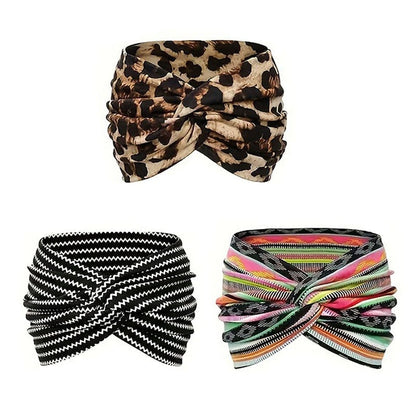 Vintage Style Wide Tie-Dye Hairband