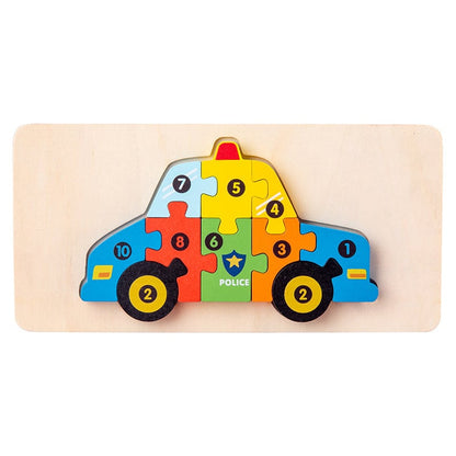Children's Educational 3D Wooden Puzzle