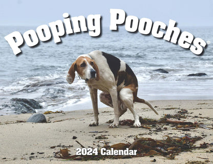 2024 Pooping Pooches Dog Calendar