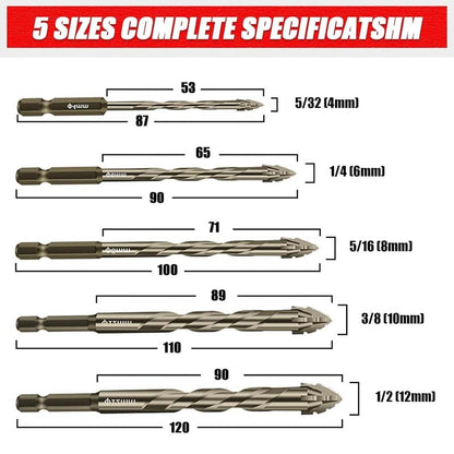 Four Blade Serrated Eccentric Drill