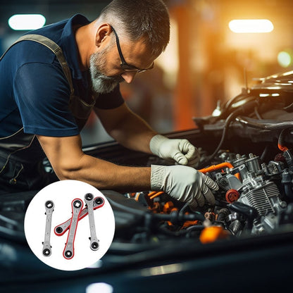 Maintenance Double-ended Square Ratchet Wrench