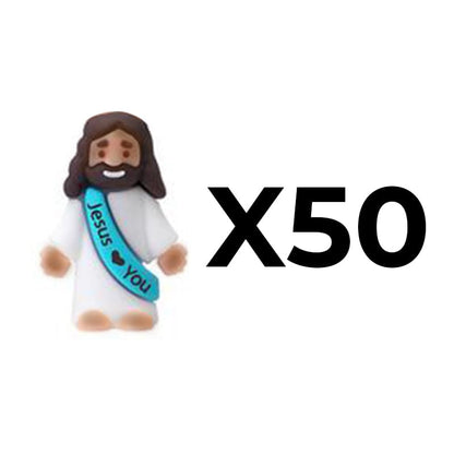 Mini Jesus Figurines -Dark Skin