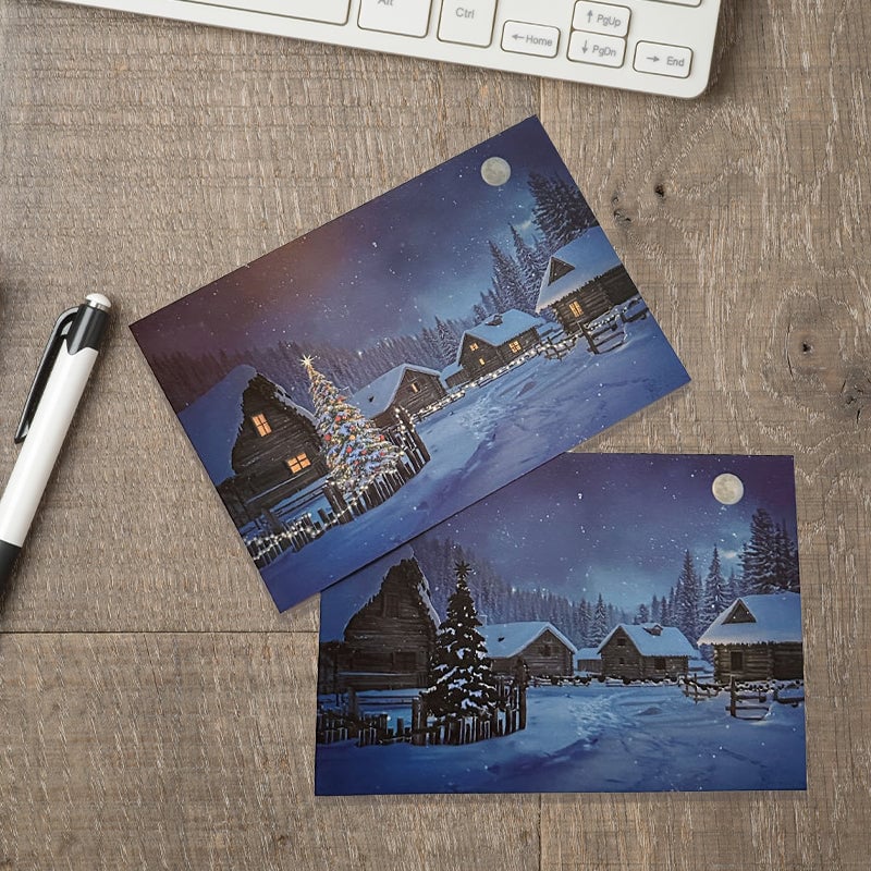 Warm Change Christmas Card