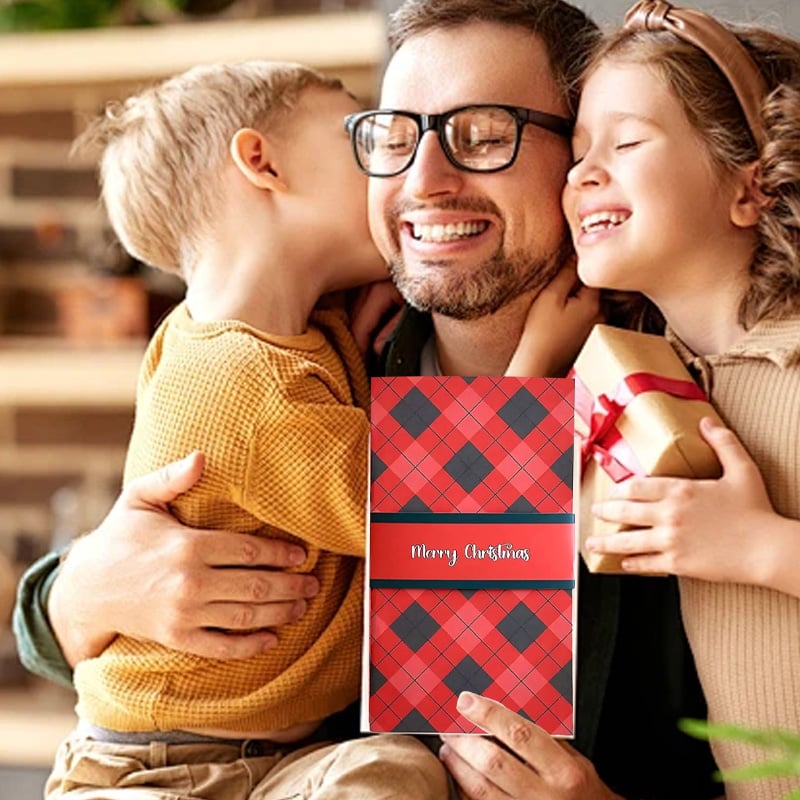 Handmade Waterfall Christmas Gift Card Booklet