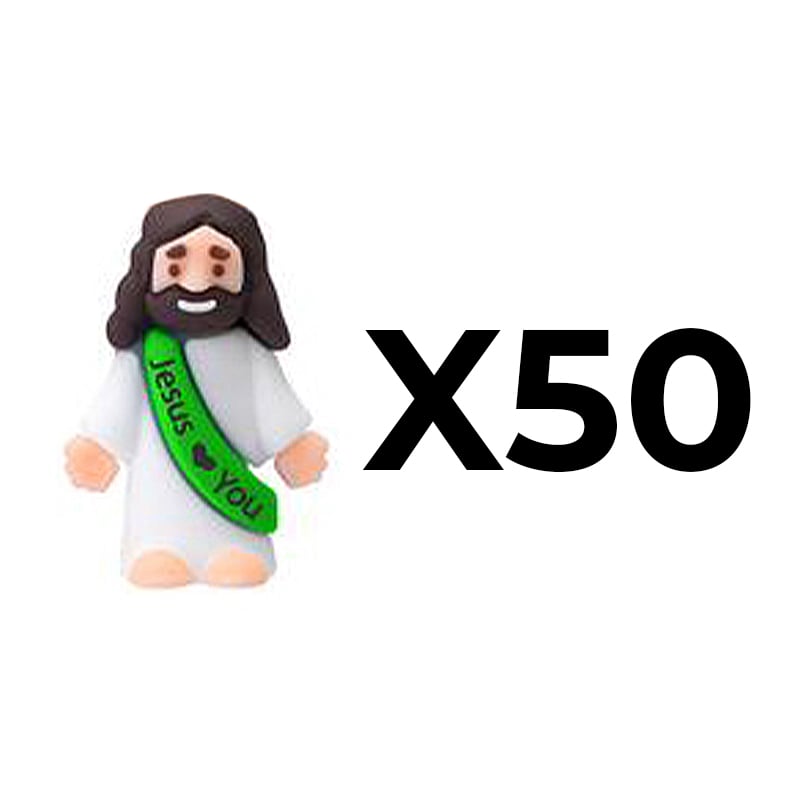 Mini Jesus Figurines -Dark Skin