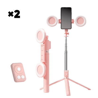 New 6 in 1 Selfie Stick With Fill Light