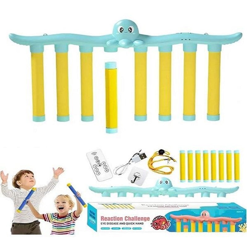 Reaction Challenge Octopus Stick Grab Game