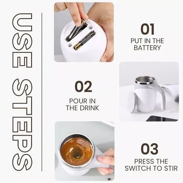 Auto Stir Coffee Mug