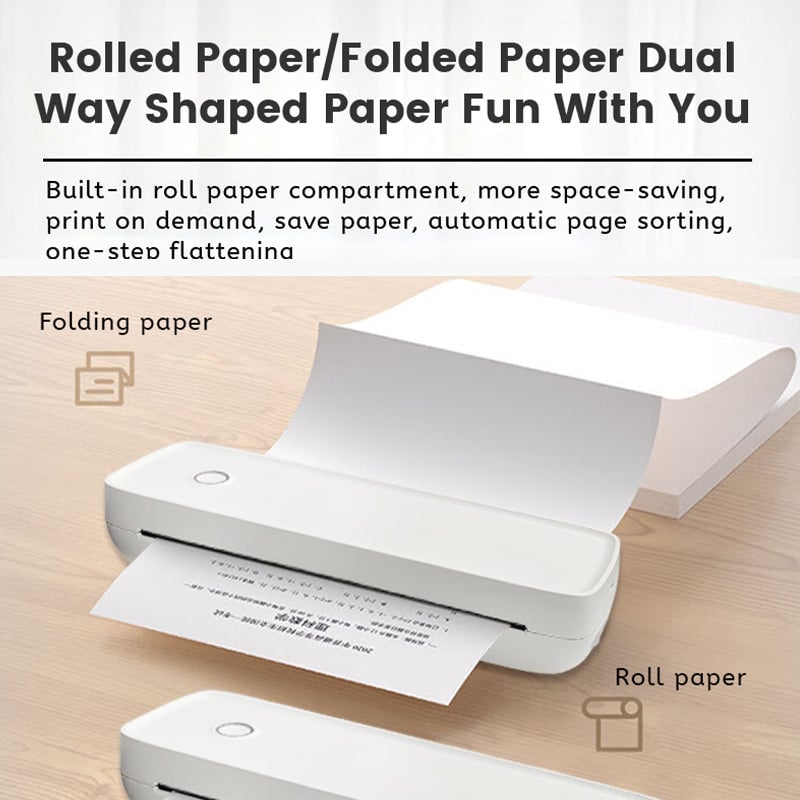 Portable Wireless Bluetooth Thermal Printer