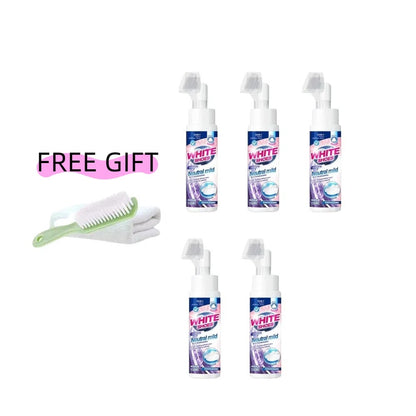 🤍Foam No-Rinse Cleaner — Instantly Brightens & Whitens Shoes