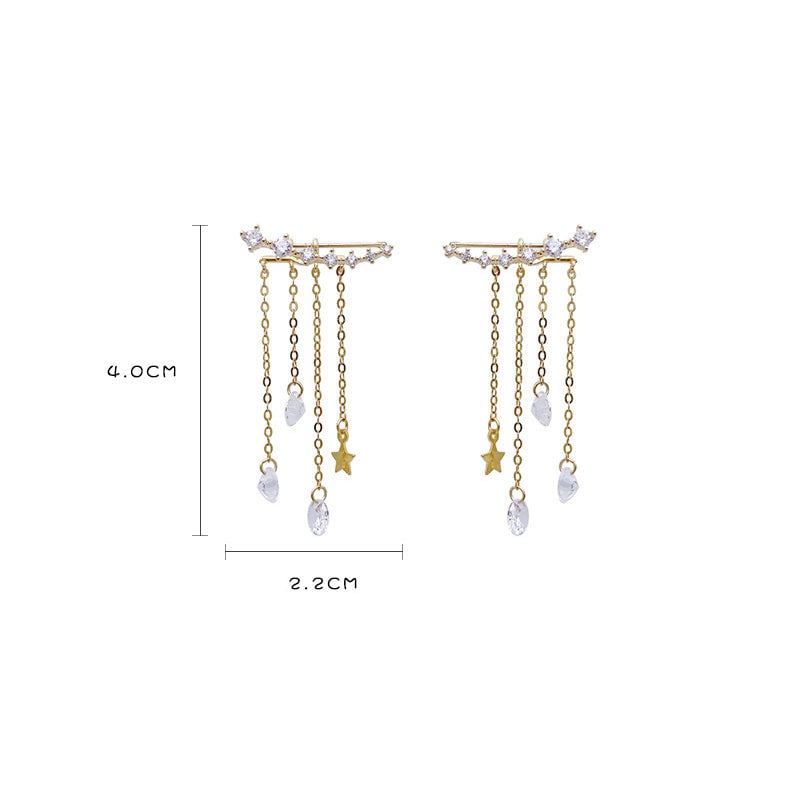 Star Tassel Earrings