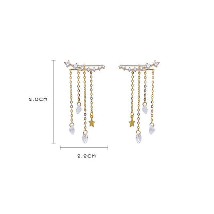Star Tassel Earrings
