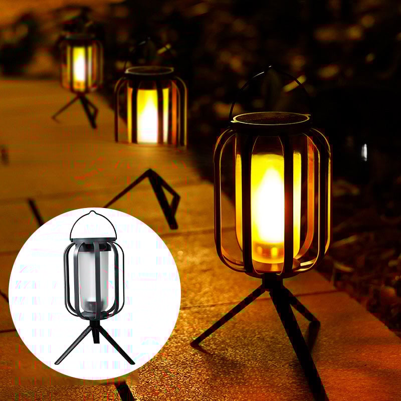 Solar lantern outdoor light with 4 Modes