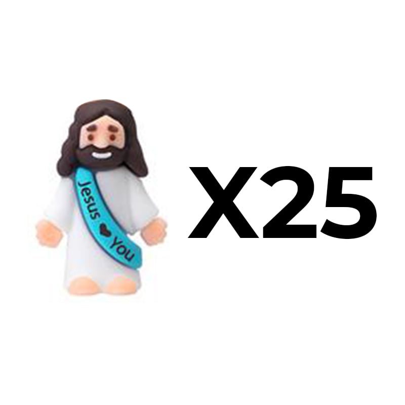 Mini Jesus Figurines -Dark Skin