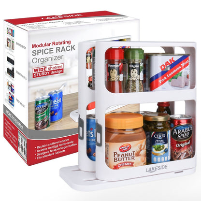 Rotating Spice Rack Organizer