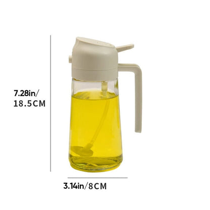 🔥2-in-1 Glass Oil Sprayer and Dispenser