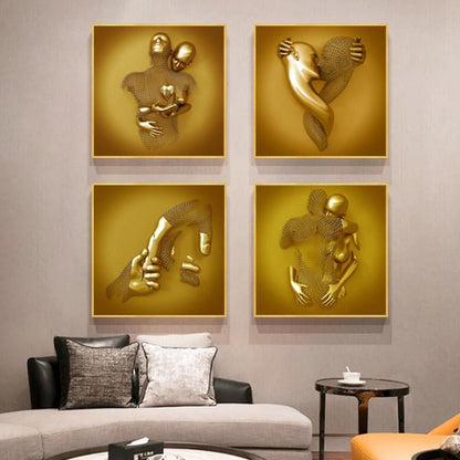 💞Love Heart Art Wall Painting💞